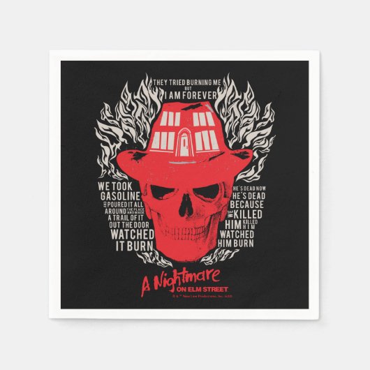 They Tried To Burn Me Serviette (Vorderseite)