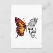 They Whispered Her You Cannot Withstand The Storm Begleitkarte (Vorderseite)