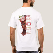 they whispered to her you cant withstand the storm T-Shirt (Rückseite)