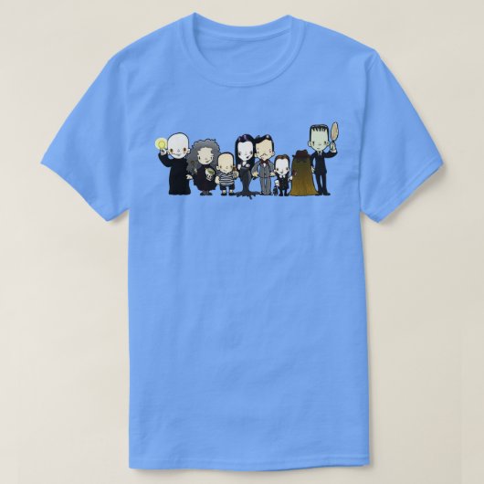 Theyx27re gruselig und theyx27re kooky T-Shirt (Design vorne)