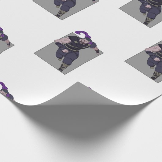 Thgott von Thunder Wrapping Paper Geschenkpapier (Ecke)