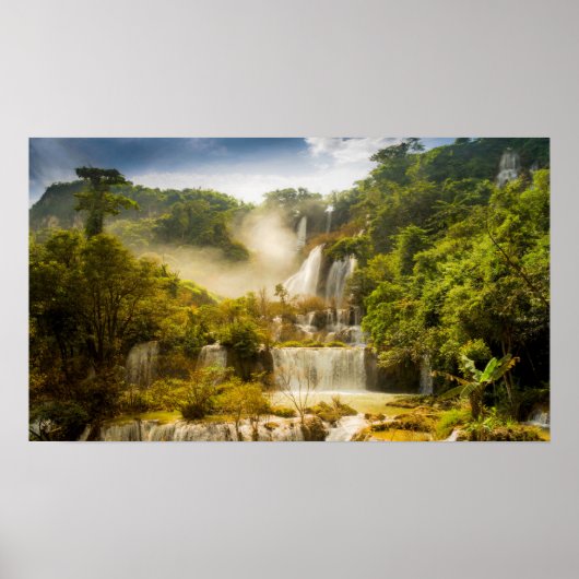 Thi Lor Su Waterfall | Thailand Poster (Vorne)