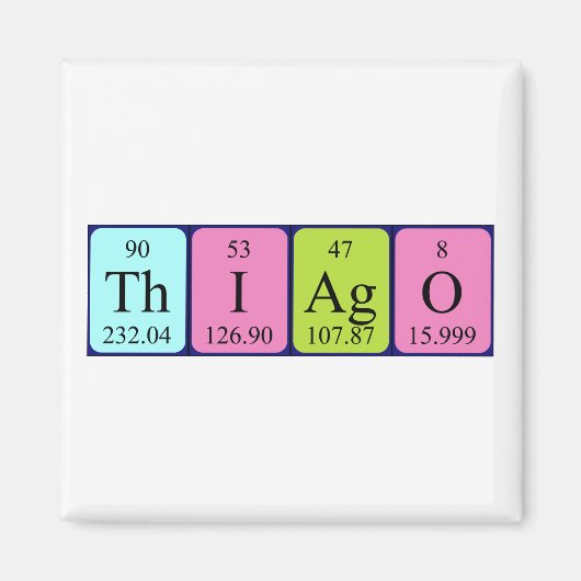 Thiago Periodenmagnet Magnet (Vorne)