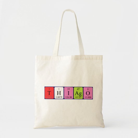 Thiago Periodentafel Tasche (Vorne)