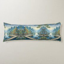 Thibaut Asian Landschaftlich Blue and Green Decora