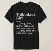 THIBODAUX L LA LOUISIANA Zuhause Roots Gif T-Shirt (Design vorne)