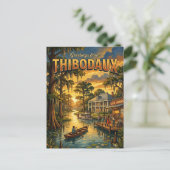 Thibodaux Louisiana Postkarte (Stehend Vorderseite)