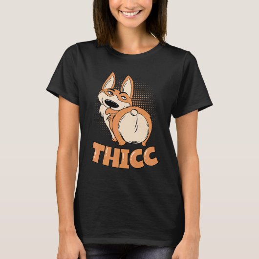 Thicc Corgi Hintern Drive Me Nuts Corgi T-Shirt (Vorderseite)