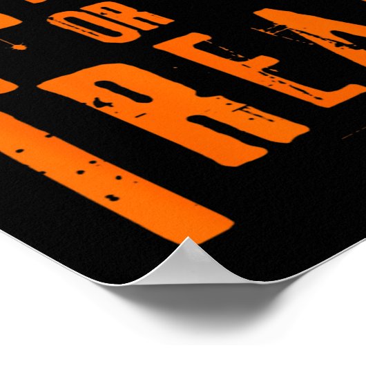 Thicc oder Leckerei Funny Halloween Workout Fitnes Poster (Ecke)