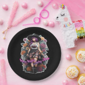 Thicc Thighs Witchy Vibes - Whimsigoth Hexenkern Pappteller (Party)