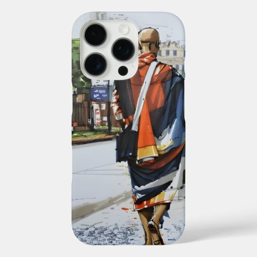 Thich Minh Tue | Friedlicher Mönch – Beim Gehen Case-Mate iPhone Hülle (Rückseite)
