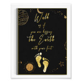 Thich Nhat Hanh Art, Thich Nhat Hanh Zitat, Buddha Fotodruck (Vorne)