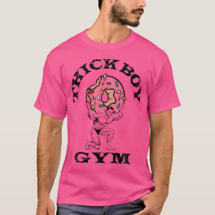 Thick Boy Gym Club Abgenutztes Old School Bodybuil T-Shirt