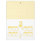 Thick Chick BBW Klemmbrett (Rückseite)