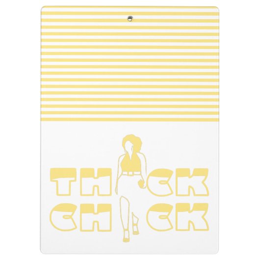 Thick Chick BBW Klemmbrett (Rückseite)