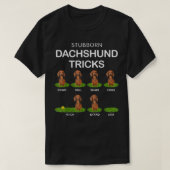 Thick Headed Dog - Funny Long Hair Dachshund for C T-Shirt (Design vorne)