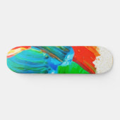 Thick Paint Smear Skateboard (Horizontal)