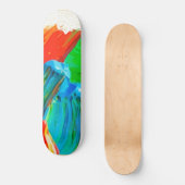 Thick Paint Smear Skateboard (Vorderseite)
