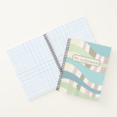 Thick pastellel Wavy Lines Assignation Notizblock (Innenseite)