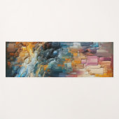 Thick Textured Paint Pattern Yogamatte (Vorderseite (Horizontal))