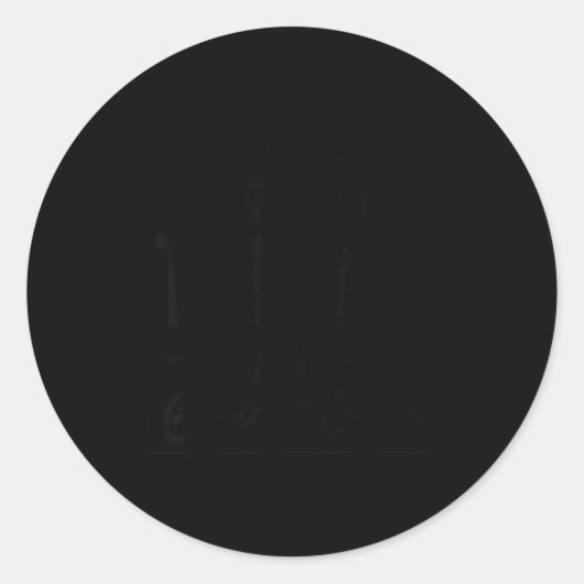 Thick Thighs And , Funny Saying Quote Gift Runder Aufkleber (Vorderseite)