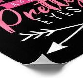 Thick Thighs And Pretty Eyes Motivation Beautiful  Poster (Ecke)