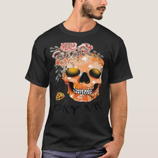 Thick thighs and spooky vibes Halloween T-Shirt (Vorderseite)