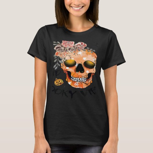 Thick thighs and spooky vibes Halloween T-Shirt (Vorderseite)