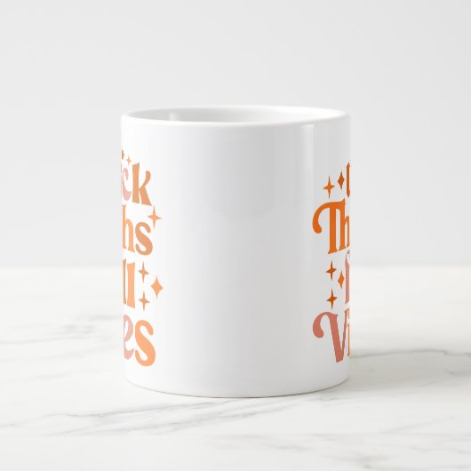 Thick Thighs Fall Vibes Jumbo-Tasse (Vorderseite)