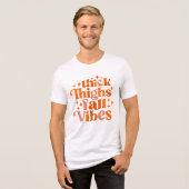 Thick Thighs Fall Vibes Tri-Blend Shirt (Vorderseite voll)