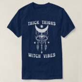 Thick Thighs Hexe Vibes Hexchy Halloween 579 T-Shirt (Design vorne)