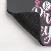 Thick Thighs Pretty Eyes Gym Motivation Quote Work Mousepad (Ecke)