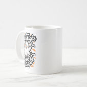 Thick Thighs Spooky Vibes Kaffeetasse (Vorderseite Links)