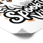 Thick Thighs Spooky Vibes Poster (Ecke)