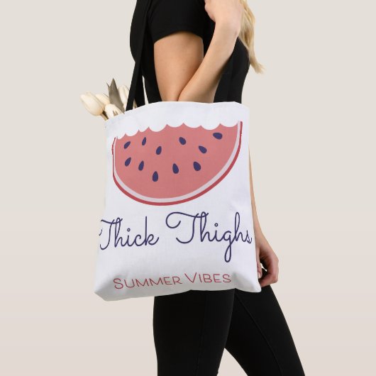 Thick Thighs Summer Vibes Vacation Beach Party Tasche (Von Nahem)