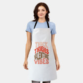 Thick Thighs Valentine Vibes-01 Schürze (Getragen)