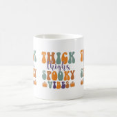 Thick Thigs Spooky Vibes-Halloween-Pumpkin-Funny Kaffeetasse (Mittel)