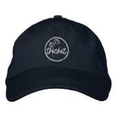 Thicket Wildflower Logo Baseballkappe Bestickte Baseballkappe (Vorderseite)