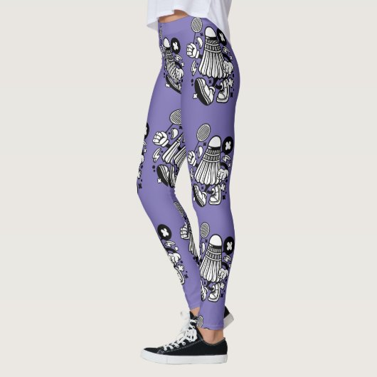 Thicky Vicky Custom Shuttlecock-Leggings Leggings (Links)