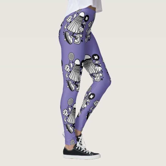 Thicky Vicky Custom Shuttlecock-Leggings Leggings (Rechts)