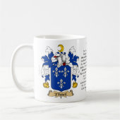 Thiel, der Ursprung, die Bedeutung und das Wappen Kaffeetasse (Links)