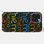 Thierno iPhone Hülle (Rückseite (Horizontal))