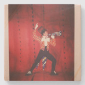 "Thierry Arditti" Sandstein Steinuntersetzer (Vorderseite)