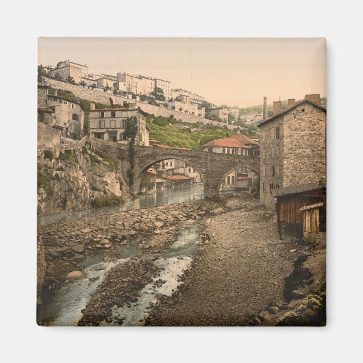 Thiers, Auvergne, Frankreich Magnet (Vorne)