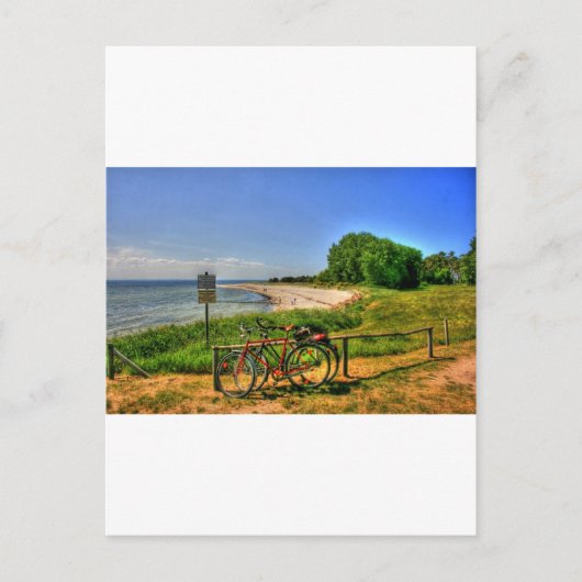 Thiessow Beach auf der Insel Rügen Postkarte (Vorderseite)