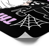 Thighhooky Vibes Niedlich Ghost Halloween Fledermä Poster (Ecke)
