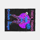 Thiick Thights Crush Typ Weightlift Bodybuildin Fleecedecke (Vorderseite (Horizontal))