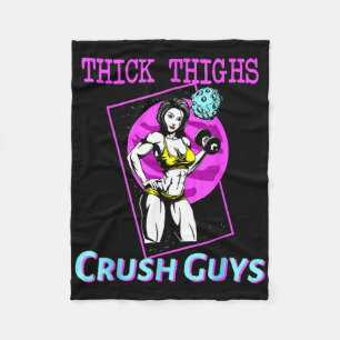Thiick Thights Crush Typ Weightlift Bodybuildin Fleecedecke