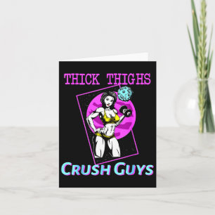 Thiick Thights Crush Typ Weightlift Bodybuildin Karte