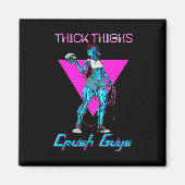 Thiick Thights Crush Typ Weightlift Bodybuildin Magnet (Vorne)